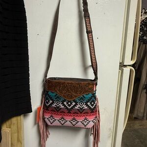 Montana West tribal conceal carry crossbody